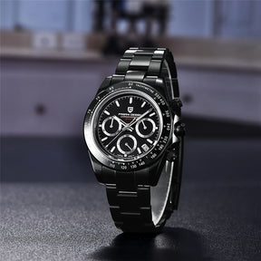 PAGANI DESIGN Men's Chronograph Quartz Watch – Sapphire, Stainless Steel, VK63