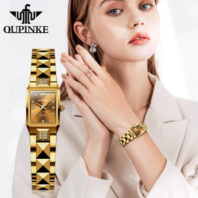 OUPINKE 3246 Women's Automatic Watch – Sapphire Tungsten Steel 50M Waterproof
