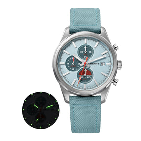 BERNY Chronograph Watch – Miyota OS10 Sapphire AR Coated Waterproof Sport