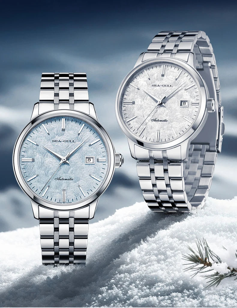 Seagull 6182 Couple Automatic Watch – Men & Women Mechanical, Simple Luxury Design