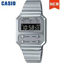 Casio A100WE-1A/7B Men's Digital Calculator Watch – Retro Stainless Steel