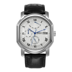 BERNY Men’s Automatic Mechanical Watch – Luxury Sapphire Self-Winding Waterproof Wristwatch