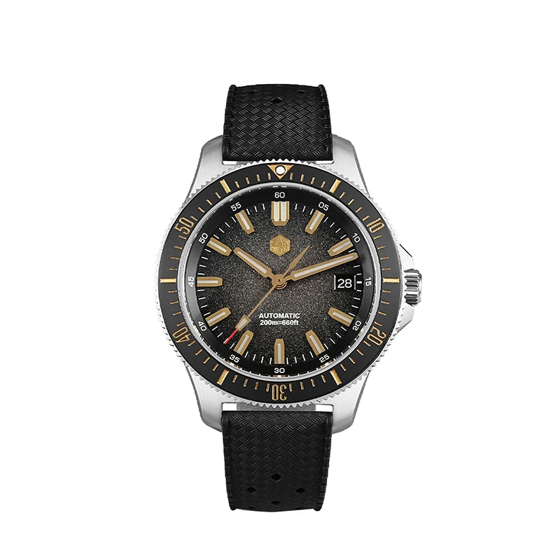 San Martin SN0118 40mm Dive Watch – NH35 Automatic Mechanical, 200m Water Resistant