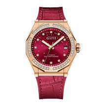 BONEST GATTI Women’s Automatic Watch – Luxury Mechanical, Sapphire Crystal, Leather Strap, Crystal Bezel