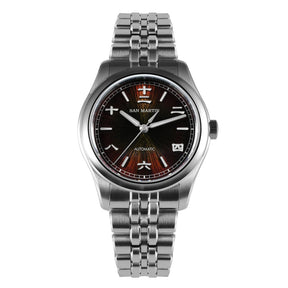 San Martin SN0144 Men’s Automatic Dress Watch 39mm – Miyota 90S5, Sunburst Dial
