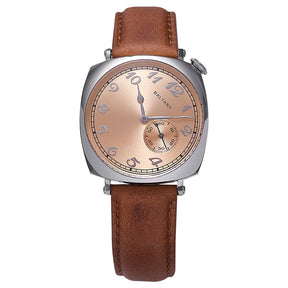 Baltany S4046 Men’s Automatic Watch 38mm – Cushion Case, Sapphire Crystal, Stainless Steel, Water Resistant