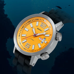 BERNY Men's Automatic Diver Watch – 20ATM Waterproof, Miyota 8205, Sapphire