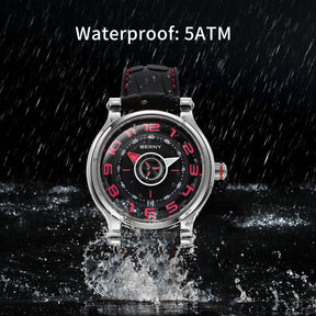 BERNY Miyota 8215 Automatic Men’s Watch – Sapphire, Super Luminous
