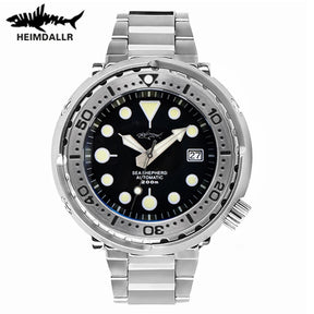 Heimdallr 47mm Tuna Diver Watch – NH35 Automatic, Sapphire Crystal, C3 Luminous, Men’s Dive Watch