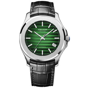 Agelocer Baikal Men’s Luxury Automatic Watch - Gold Business Edition with Big Calendar