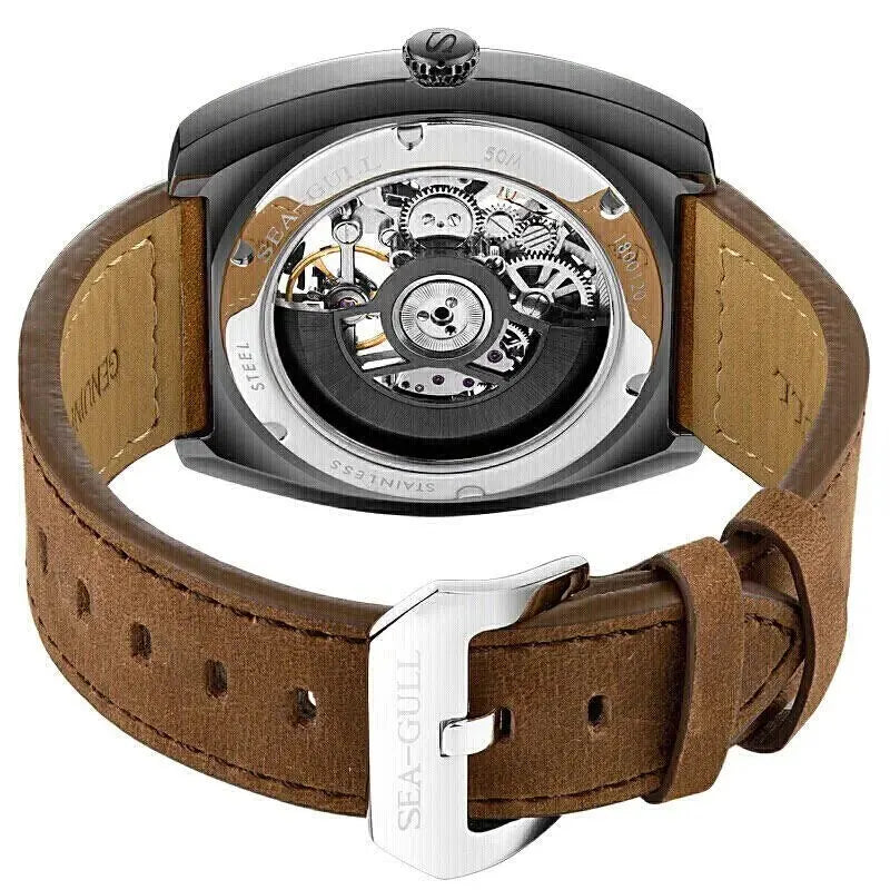 Sea-Gull Skeleton Automatic Watch for Men – Sapphire Crystal, 316L Stainless Steel
