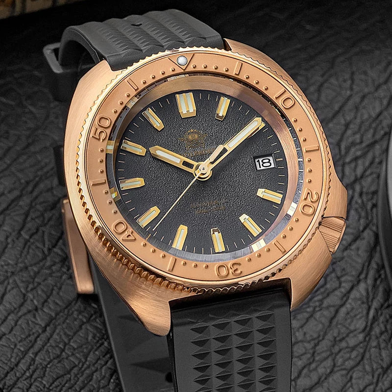 ADDIESDIVE AD2097 Bronze Dive Watch – NH35A Automatic, Sapphire Crystal, C3 Luminous, 100m Water Resistant