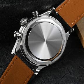 San Martin Men's Chronograph Quartz Watch – 38mm VK64, Sapphire Glass SN0101