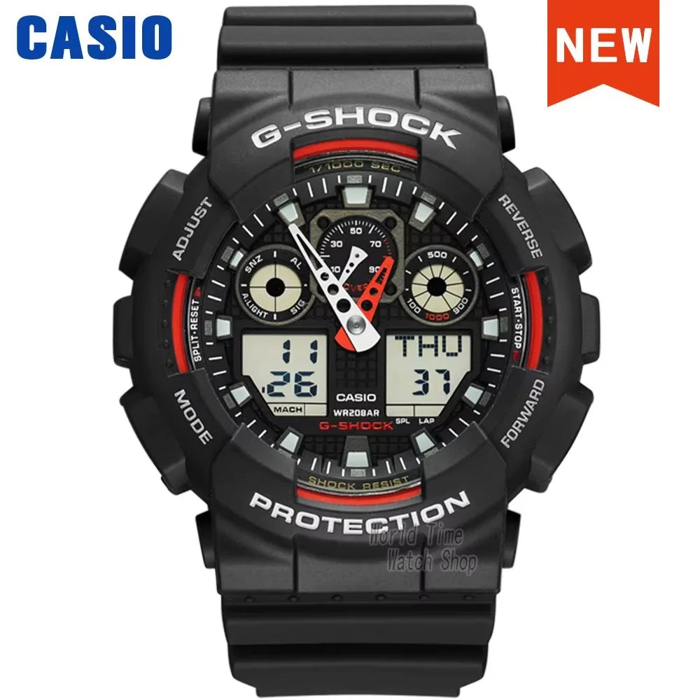 Casio G-Shock Men's Luxury Military Chronograph Watch – LED Digital Sport Waterproof Quartz