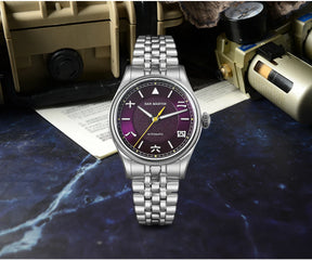 San Martin SN0033 Men's Automatic Pilot Watch 39.5mm – YN55 Sapphire 10Bar Vintage Style