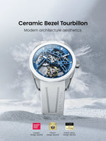 AGELOCER Men’s Tourbillon Watch – 80 Hour Power Reserve, Sapphire, 42mm