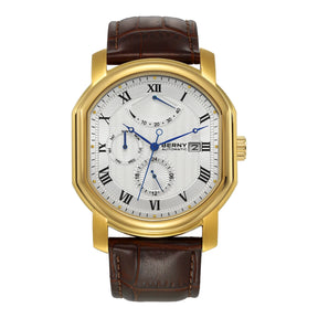 BERNY Men’s Automatic Mechanical Watch – Luxury Sapphire Self-Winding Waterproof Wristwatch