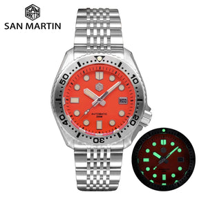 San Martin Men's Abalone Automatic Dive Watch – NH35 Sapphire Crystal  Luxury Mechanical Watch