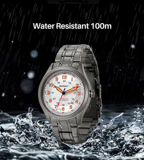 BERNY Men's Automatic Full Titanium Watch
