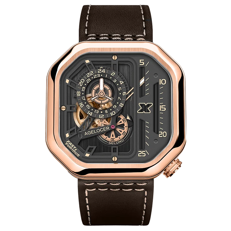 AGELOCER Fast & Furious Racing Watch – Men’s Automatic Mechanical
