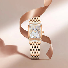 PAGANI DESIGN Women’s Quartz Watch 22mm – Sapphire Crystal, Stainless Steel, 50m Water Resistant