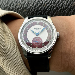 Pierre Philippe 38mm Ultra-Thin Mechanical Dress Watch – Red Dial, Manual Wind ST17 Movement
