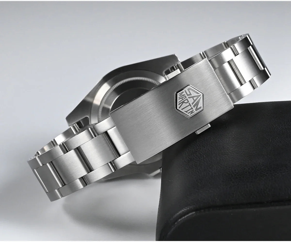 San Martin SN0017 Automatic Dive Watch – 40mm Sapphire Crystal 200M Waterproof Men's Luxury Mechanical Watch