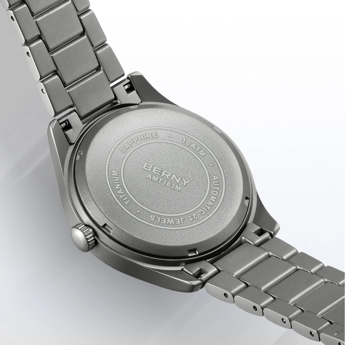 BERNY Men's Automatic Full Titanium Watch