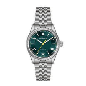 San Martin SN0033 Men's Automatic Pilot Watch 39.5mm – YN55 Sapphire 10Bar Vintage Style