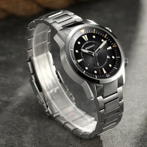 BERNY Men's Automatic Diver Watch – 200M Waterproof, Miyota 8215, Sapphire