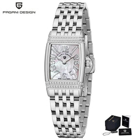 PAGANI DESIGN Luxury Fashion Women's Quartz Watch Swiss Ronda Movt Sapphire Stainless Steel Waterproof Clock Gift For Woman