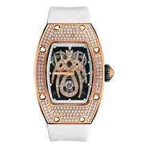 HANBORO Spider Collection Spider Ruby and Diamond Crafted Luminous Full Diamonds Luxury Women's Watch