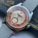 Pierre Paulin Jumping Hour Men's Automatic Watch 38mm – ST17 Salmon Dial Vintage Date