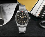 San Martin SN0138 37mm Vintage Diver Watch – ST2130 Automatic Men’s Watch with Sapphire Crystal & 200M Water Resistance