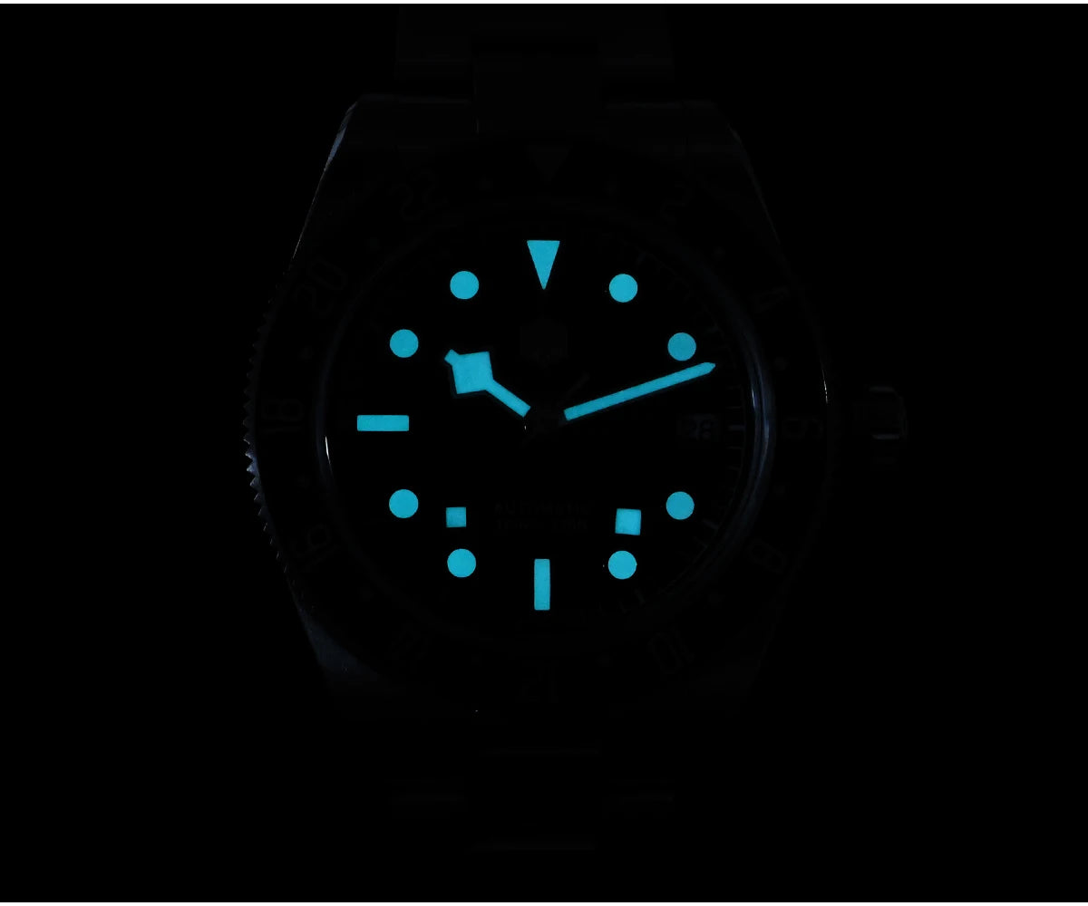 San Martin SN0109 GMT Automatic Watch – 39mm Sapphire Crystal, NH34 GMT Men's Luxury Watch