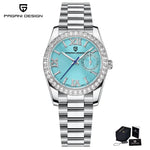 PAGANI DESIGN 32MM Women’s Quartz Watch – Luxury Waterproof Sapphire Crystal Dress Watch