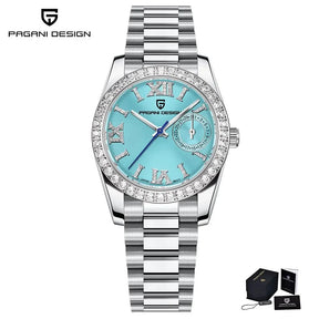 PAGANI DESIGN 32MM Women’s Quartz Watch – Luxury Waterproof Sapphire Crystal Dress Watch