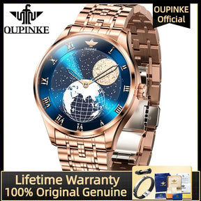 OUPINKE 3230 Automatic Mechanical Watch – Luxury Men’s Steel Watch