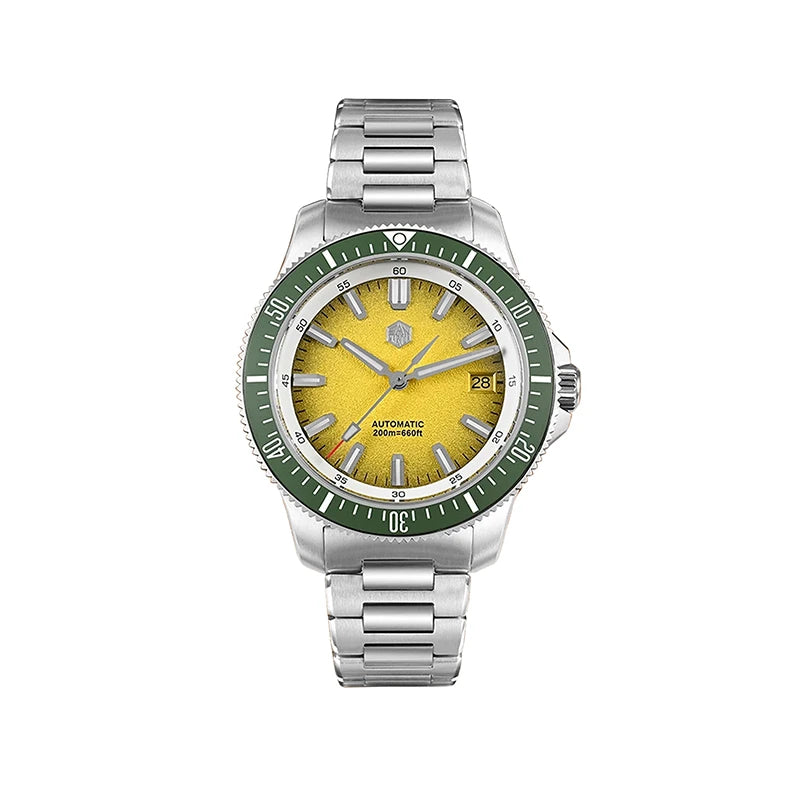 San Martin SN0118 40mm Dive Watch – NH35 Automatic Mechanical, 200m Water Resistant