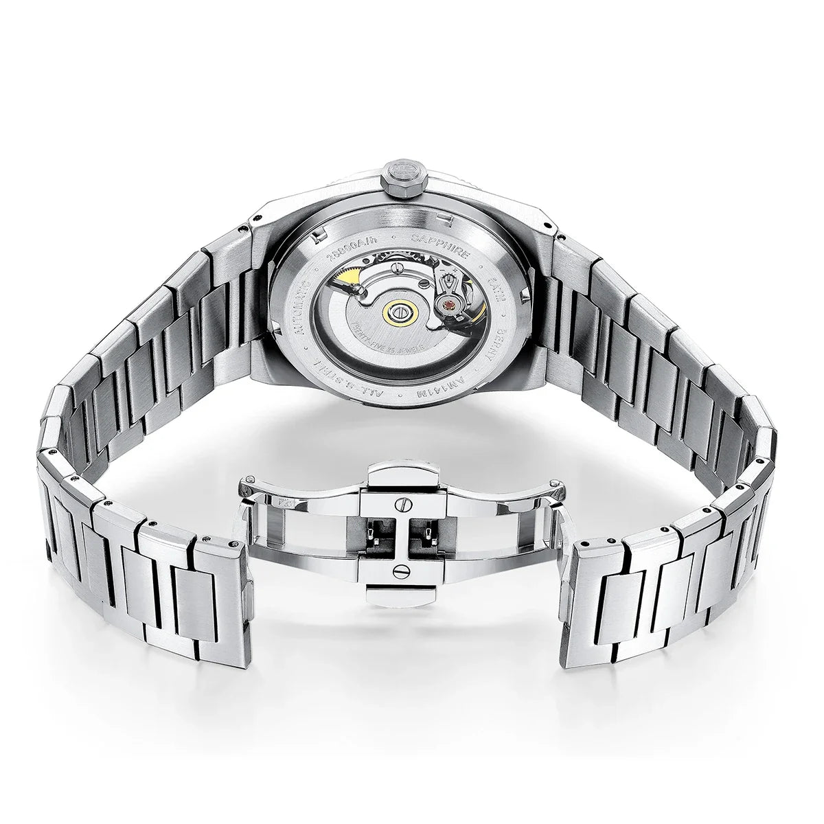 BERNY PT5000 Automatic Men’s Watch – Sapphire, 5ATM, Stainless Steel