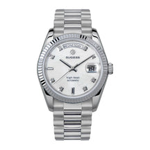 Sugess Men’s Automatic Watch 36mm – SL3034 Movement, Rose Gold, Sapphire Crystal, Date Display