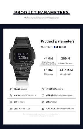 Casio g-shock military style digital watch for men