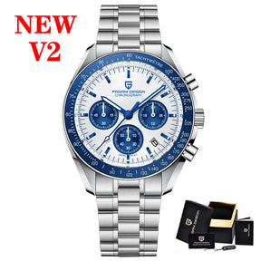 Pagani Design VK63 Moonphase Chronograph Watch – Sapphire, Luminous