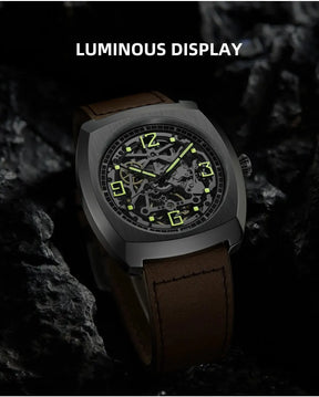 Sea-Gull Skeleton Automatic Watch for Men – Sapphire Crystal, 316L Stainless Steel