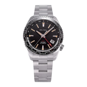 Baltany Men’s GMT Automatic Watch 40mm – NH34, Sapphire Crystal, 200m Dive, Luminous, World Time Bezel