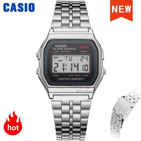 Casio Men’s Digital Watch – Silver, LED, Waterproof, Sport Style