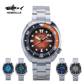 Heimdallr Men's Automatic Dive Watch 44mm – NH35A Sapphire 200M Water Resistant Luminous