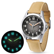BERNY Men's Automatic Watch – ST2130 Sapphire 10ATM Waterproof Luminous