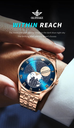 OUPINKE 3230 Automatic Mechanical Watch – Luxury Men’s Steel Watch