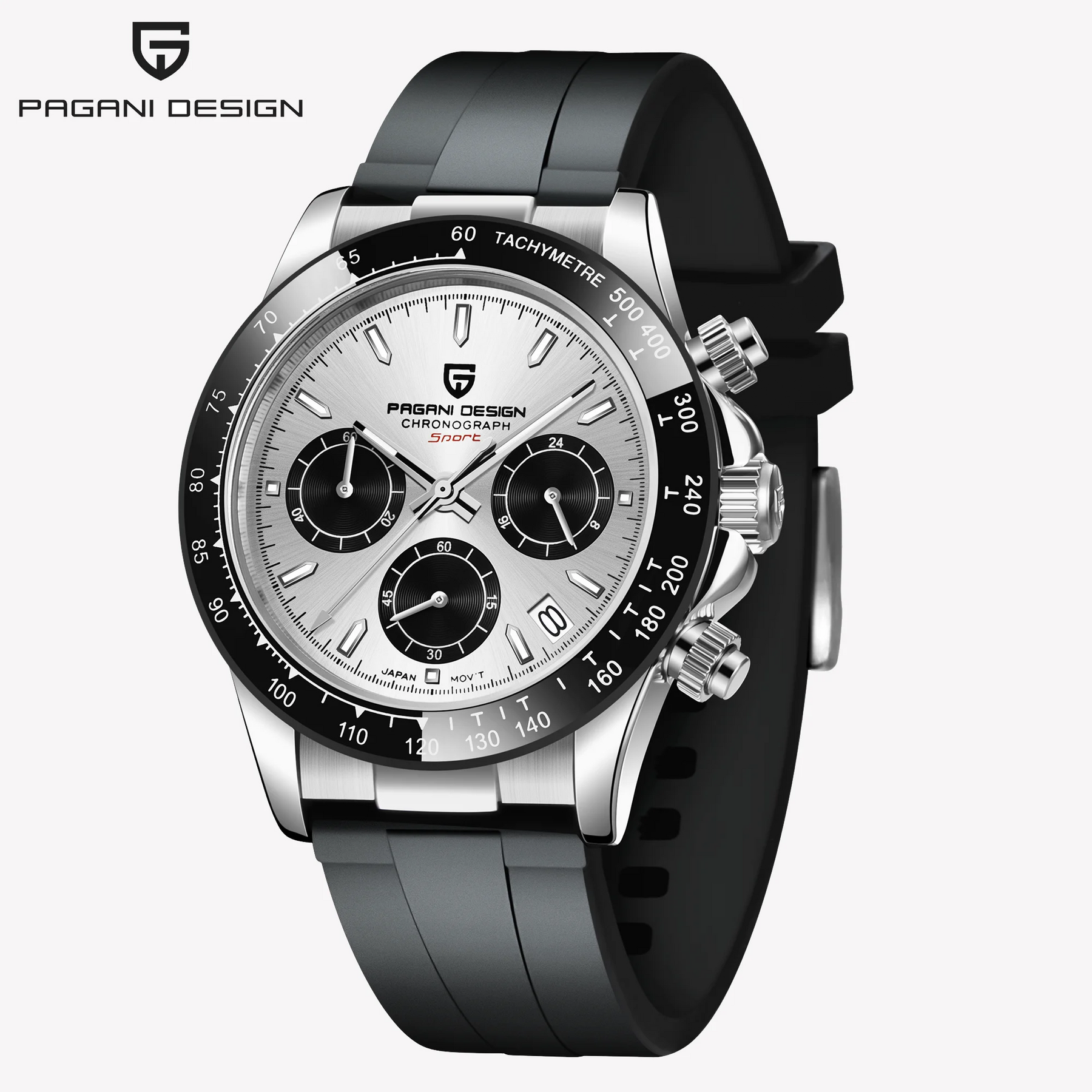 2026 Pagani Design PD-1664 Luxury Chronograph Watch - Japanese VK63 Quartz, Luminous Sapphire Edition